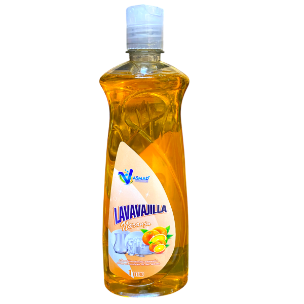 LAVAVAJILLAS NARANJA TAPA FLIP 1LT